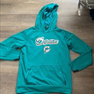 NFL Dolphins Teal Dri-Fit Hoodie